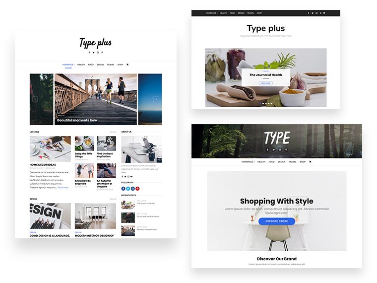 Type Plus WordPress Theme by Design Lab